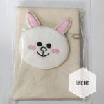 Fur Diary with pouch - Rabbit
