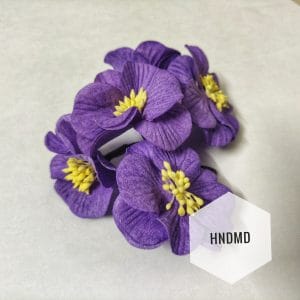 Large Mulberry Flowers - Purple (Pack of 10) (CAMR399)