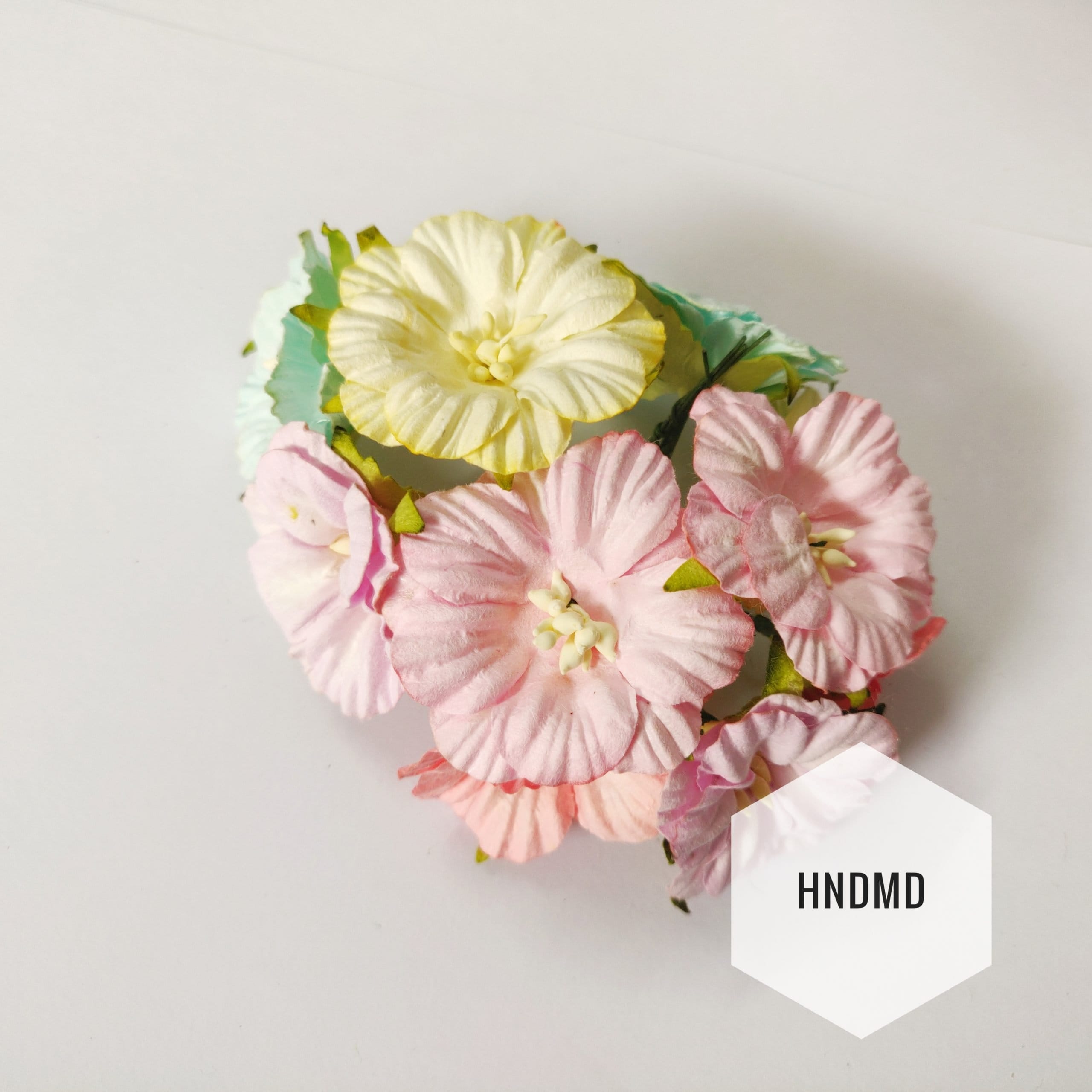 Mulberry Poppy Flowers - Pastels (Pack of 10)