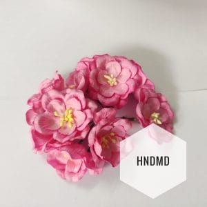 Mulberry Poppy Flowers - Pink (Pack of 10)