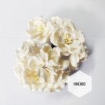 Mulberry Poppy Flowers - Off white (Pack of 10)