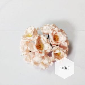 Mulberry Poppy Flowers - Baby Pink (Pack of 10)