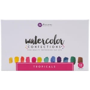 Art Philosophy Prima Watercolor Confections Watercolor Pans 12/Pkg - Tropicals