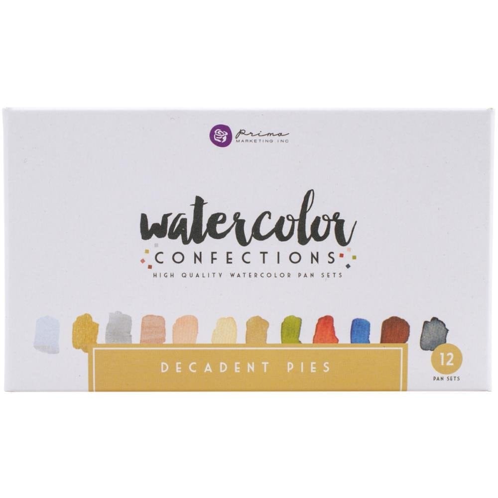 Art Philosophy Prima Watercolor Confections Watercolor Pans 12/Pkg - Decadent Pies prima art philosophy watercolor confections decadent pies Art Philosophy Prima Watercolor Confections Watercolor Pans 12/Pkg - Decadent Pies