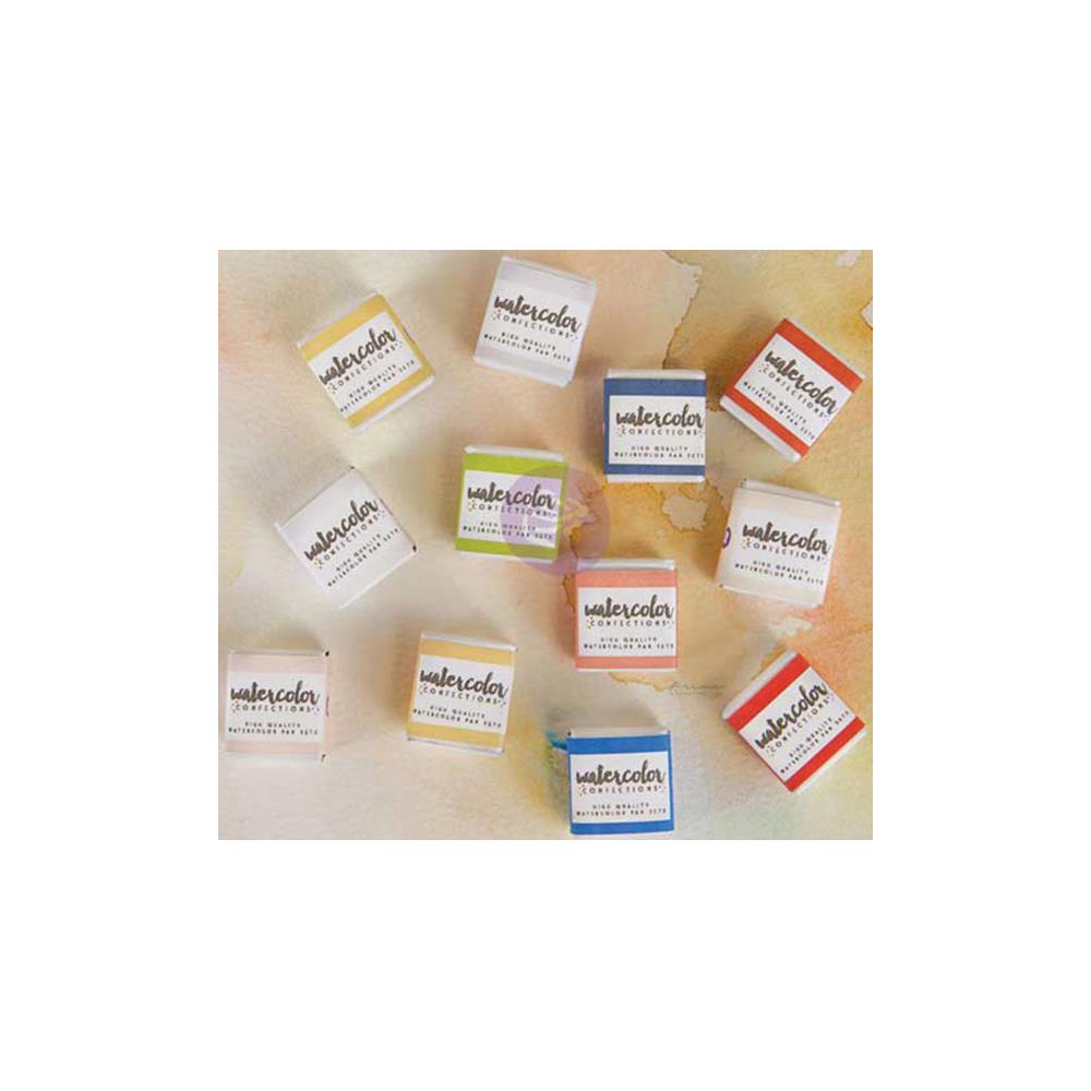 Art Philosophy Prima Watercolor Confections Watercolor Pans 12/Pkg - Decadent Pies prima art philosophy watercolor confections decadent pies 1 prima_art_philosophy_watercolor_confections_decadent_pies_1