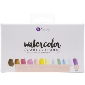 Art Philosophy Prima Watercolor Confections Watercolor Pans 12/Pkg - Pastel Dreams