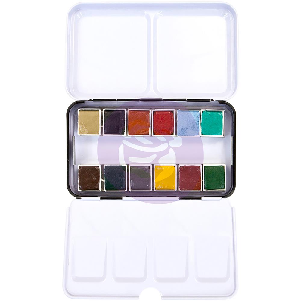 Art Philosophy Prima Watercolor Confections Watercolor Pans 12/Pkg - Woodlands prima art philosophy watercolor confections woodlands 1 Art Philosophy Prima Watercolor Confections Watercolor Pans 12/Pkg - Woodlands
