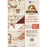 Prima Marketing Double-Sided A4 Paper Pad - Christmas In The Country (24 sheets)