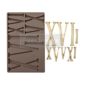 Prima Marketing Re-Design Mould 5" X 8" - Numerals