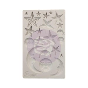 Prima Marketing Re-Design Mould 5" X 8" - Stars and Moons