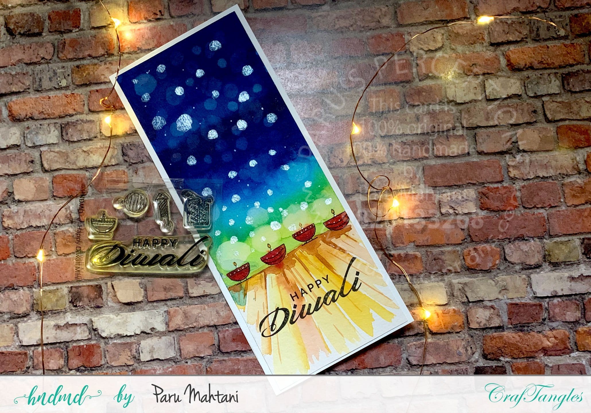 CrafTangles_Slimline_Diwali_Nov2020_Card_2