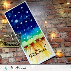CrafTangles_Slimline_Diwali_Nov2020_Card_2