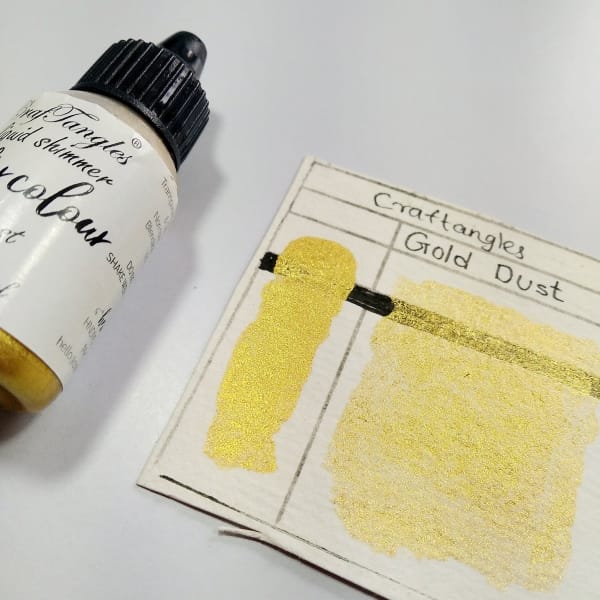 CrafTangles_gold_dust_watercolor_swatch