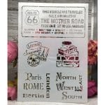Stencil - Route 66 (A4 size)
