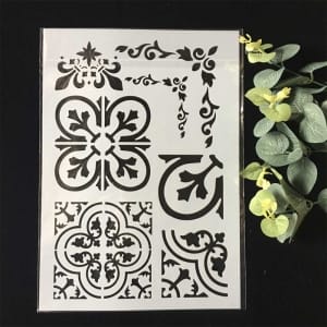 Stencil - Vintage Flourishes (A4 size)