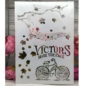Stencil - Victorian Cycle (A4 size)