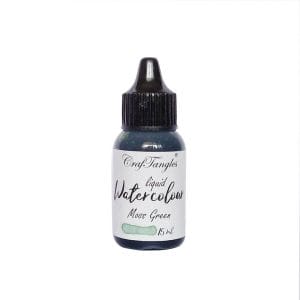 CrafTangles liquid watercolor (15 ml) - Moss Green
