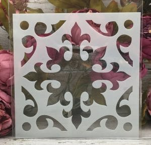 8by8 inch stencil - Design 12