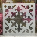 8by8 inch stencil - Design 12