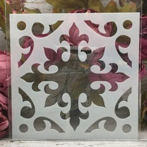 8by8 inch stencil - Design 12