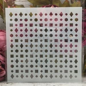 8by8 inch stencil - Design 14