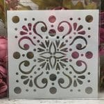8by8 inch stencil - Design 15