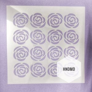 8by8 inch stencil - Design 17