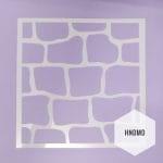 8by8 inch stencil - Design 19