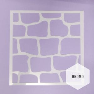 8by8 inch stencil - Design 19