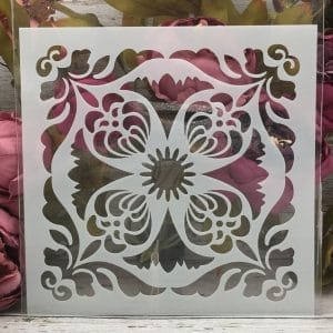 8by8 inch stencil - Design 4