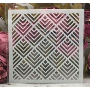 8by8 inch stencil - Design 6