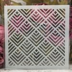 8by8 inch stencil - Design 6