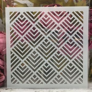 8by8 inch stencil - Design 6