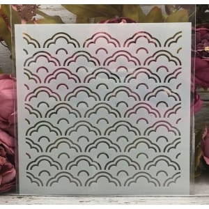 8by8 inch stencil - Design 7