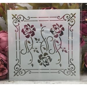 8by8 inch stencil - Design 8