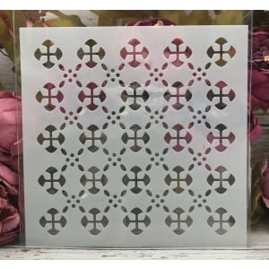 8by8 inch stencil - Design 9