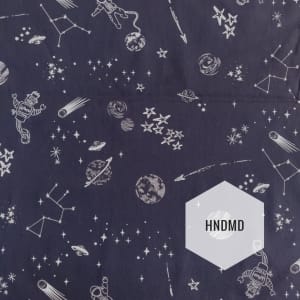 Printed Fabric - Space Scene