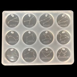 Constellations or Sunsigns Pendant Silicone Jewellery Mould