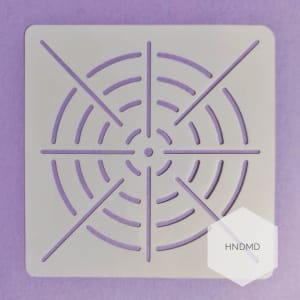 Mandala 5by5 inch stencils (Design 76)