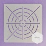 Mandala 5by5 inch stencils (Design 76)