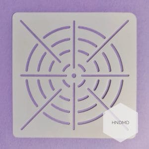 Mandala 5by5 inch stencils (Design 76)