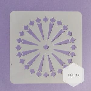 Mandala 5by5 inch stencils (Design 77)