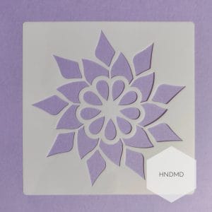 Mandala 5by5 inch stencils (Design 78)