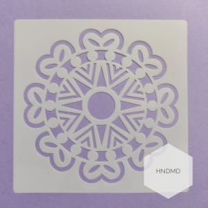 Mandala 5by5 inch stencils (Design 79)