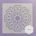 Mandala 5by5 inch stencils (Design 79)