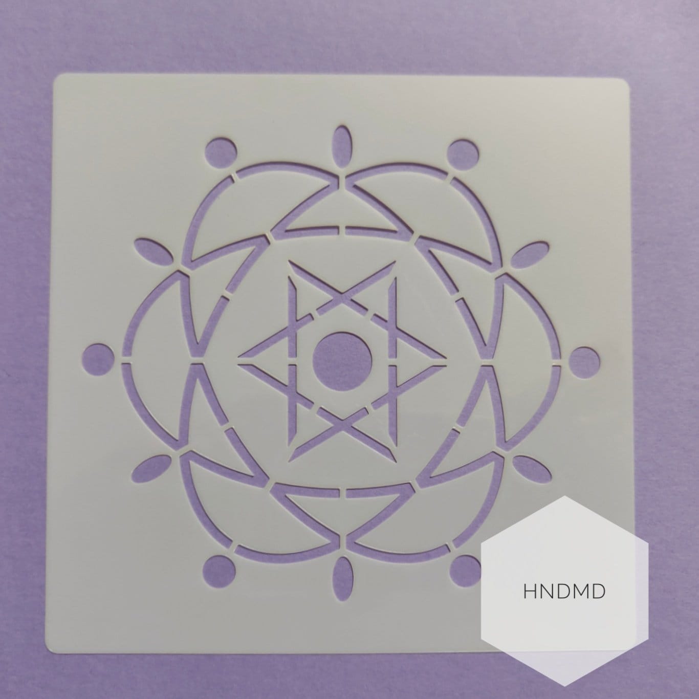 Mandala 5by5 inch stencils (Design 82) CHCS 113 82 mandala Stencil Mandala 5by5 inch stencils (Design 82)