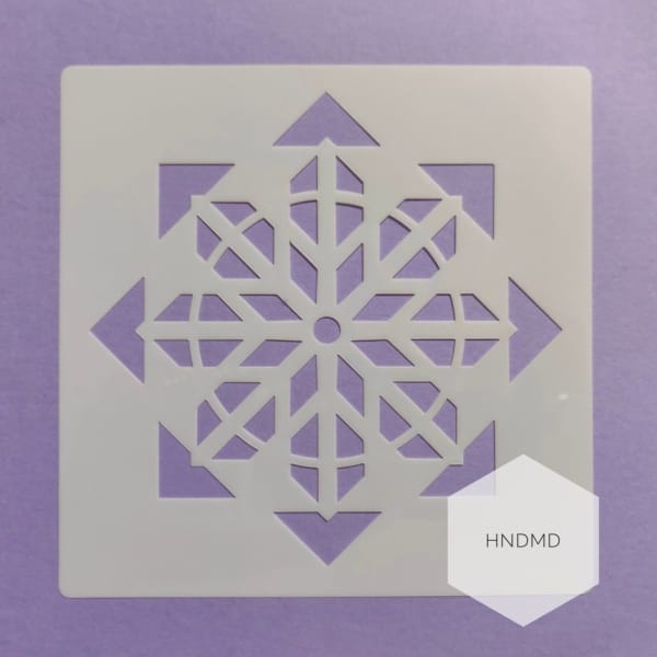Mandala 5by5 inch stencils (Design 83)