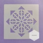 Mandala 5by5 inch stencils (Design 83)