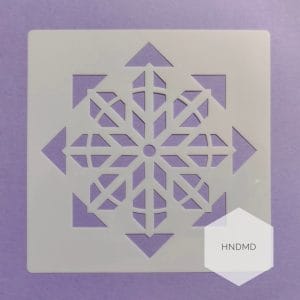 Mandala 5by5 inch stencils (Design 83)