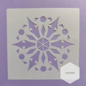 Mandala 5by5 inch stencils (Design 84)